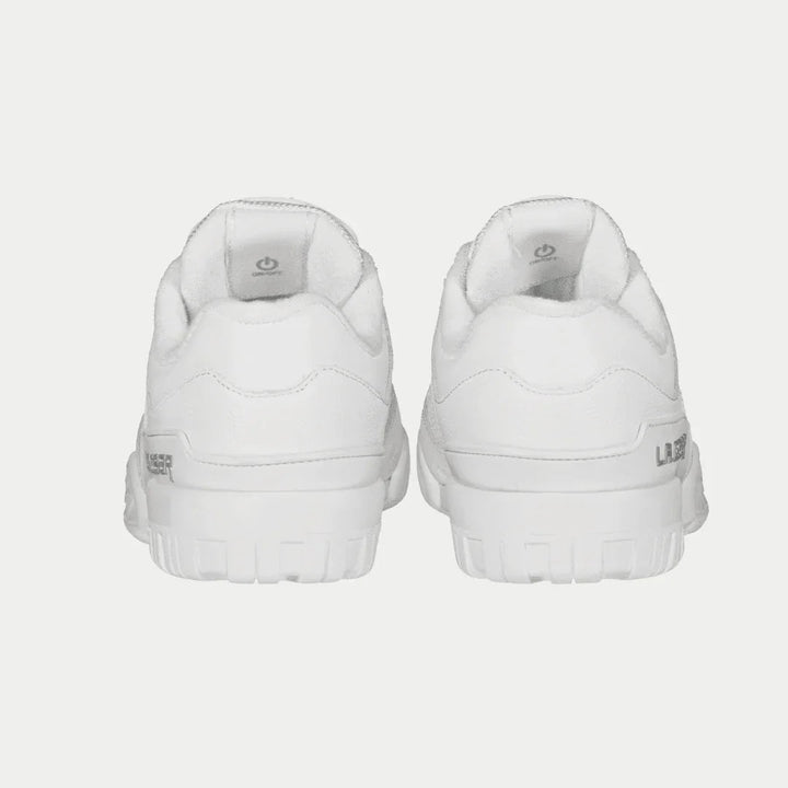 LA Gear Women's Boardwalk Low Top White Back View.