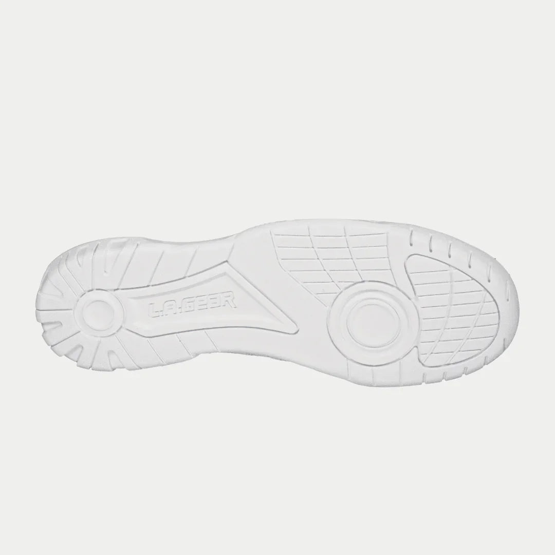 LA Gear Women's Boardwalk Low Top White Bottom View.