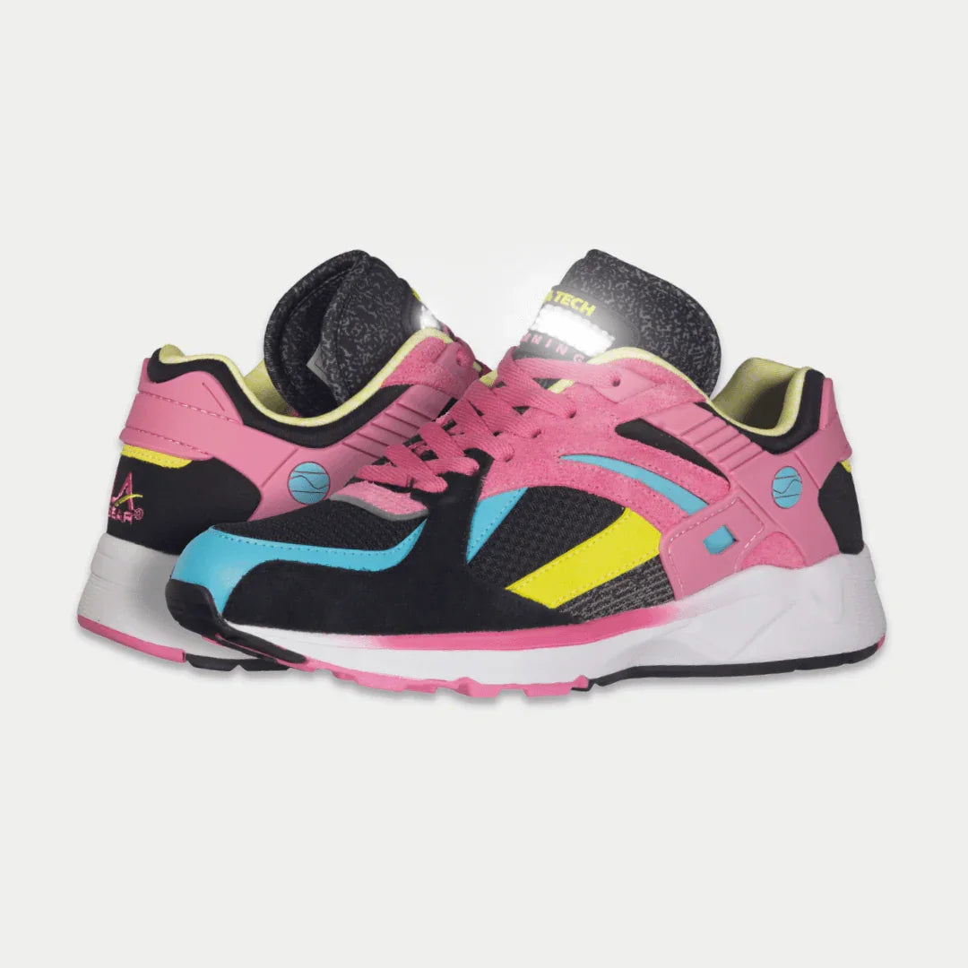 LA Gear Women's Catapult Light-Up Low Top | Black x Pink