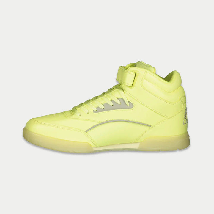 LA Gear Women’s Flame High-top Neon Yellow Glow