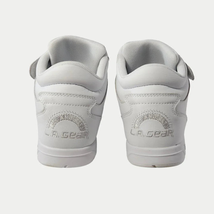 LA Gear Women's Flame Retro High-top White Back View.
