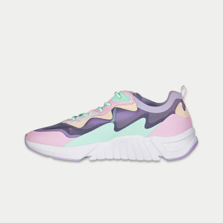 LA Gear Women's Mid-City Low Top Lavender and Pink