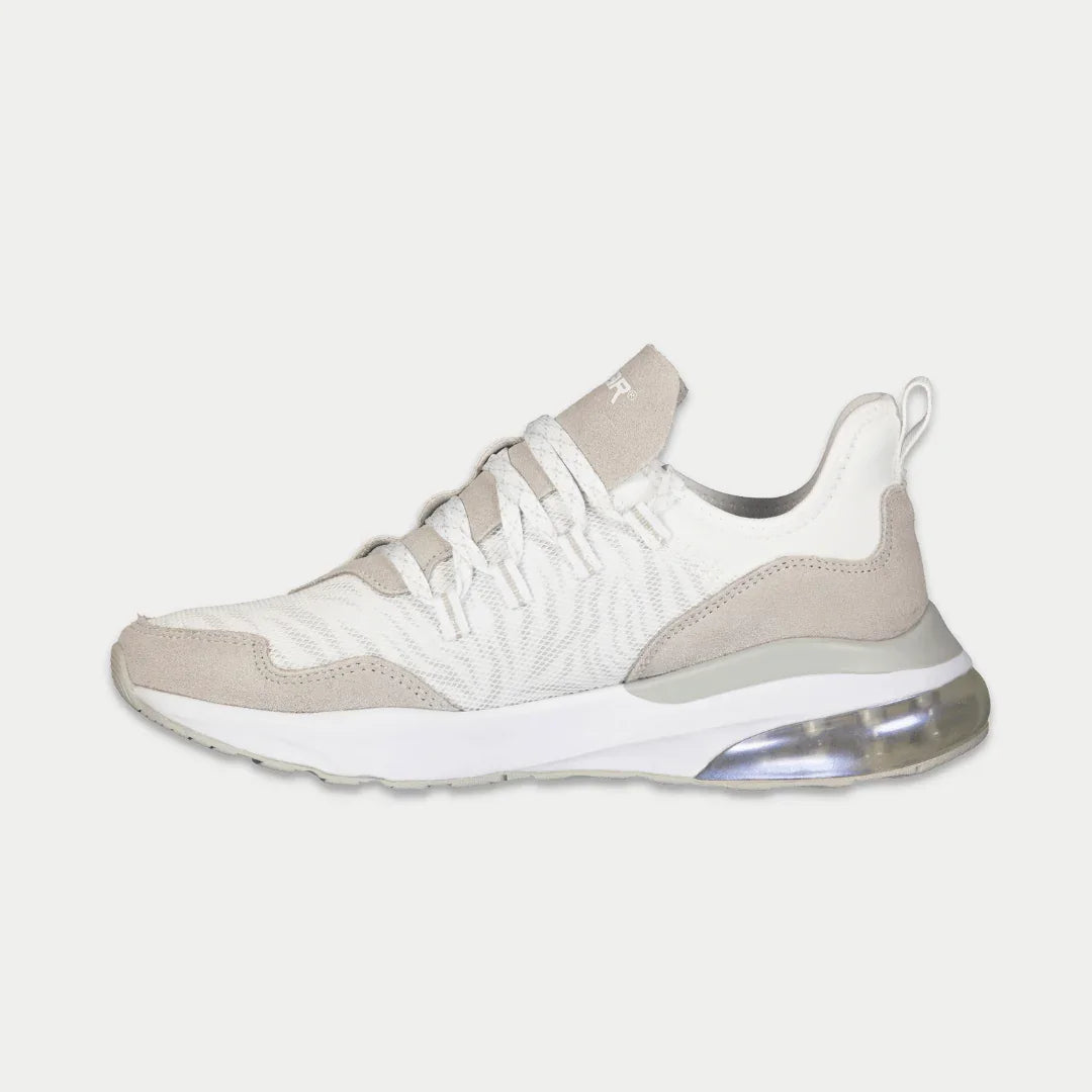 LA Gear Women's Runyon Low Top White x Gray