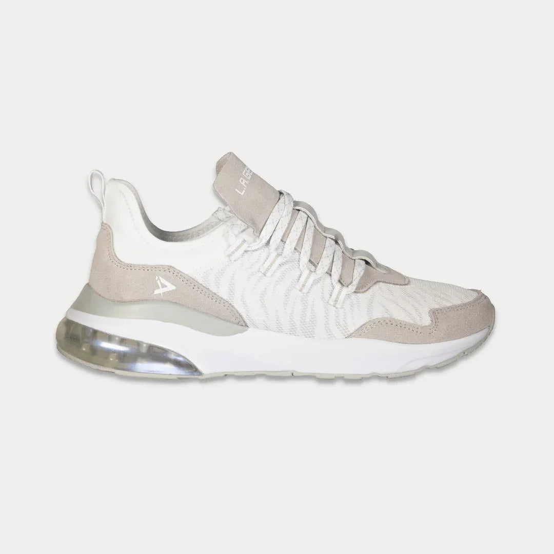 LA Gear Women's Runyon Low Top White x Gray