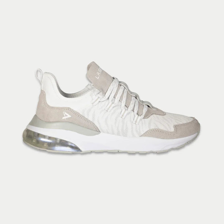 LA Gear Women's Runyon Low Top White x Gray