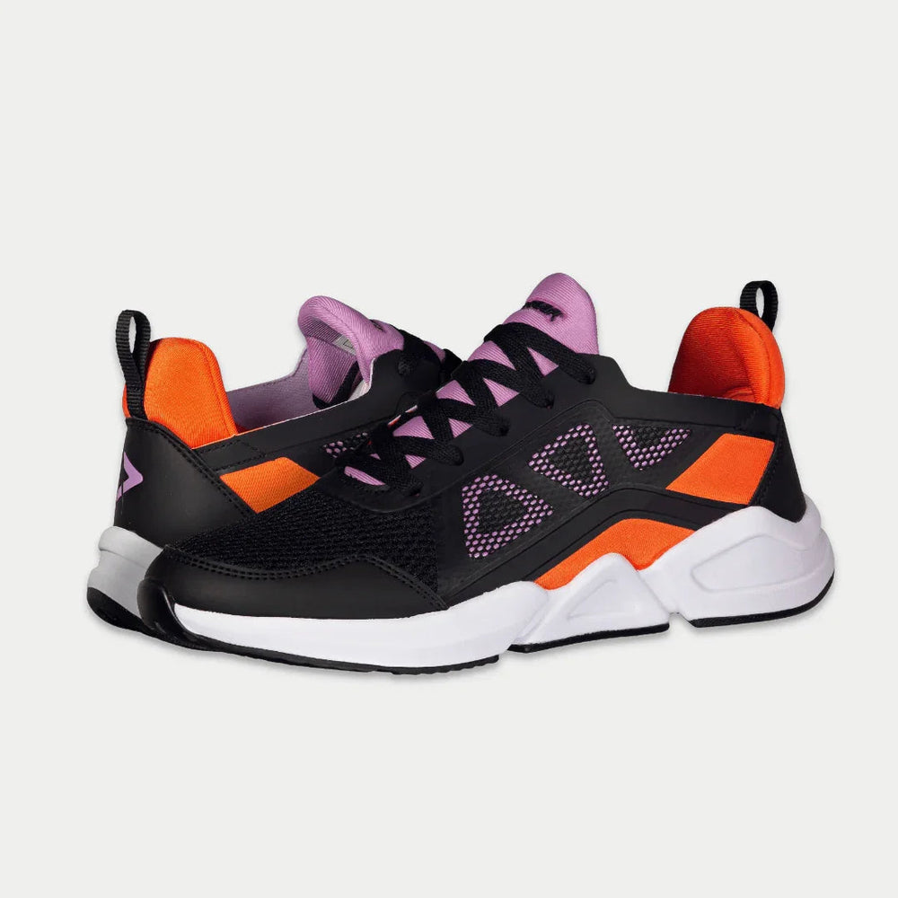 LA Gear Women’s Tarzana Low Top Black x Orange