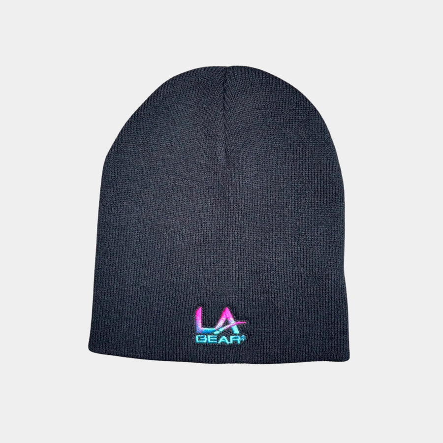 LA Gear Embroidered Beanie Black
