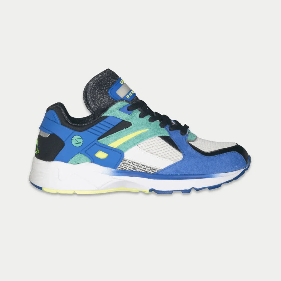 LA Gear Men's Catapult Light-Up Low Top Blue x Green