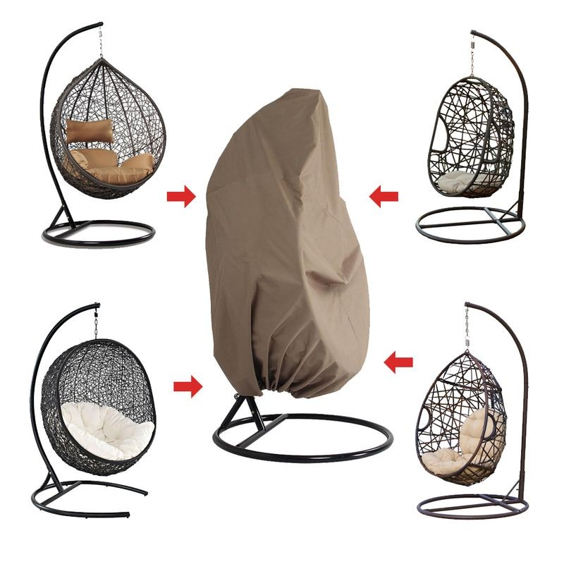 LeisureMod Hanging Single Egg Swing Chair Cover Various Use.