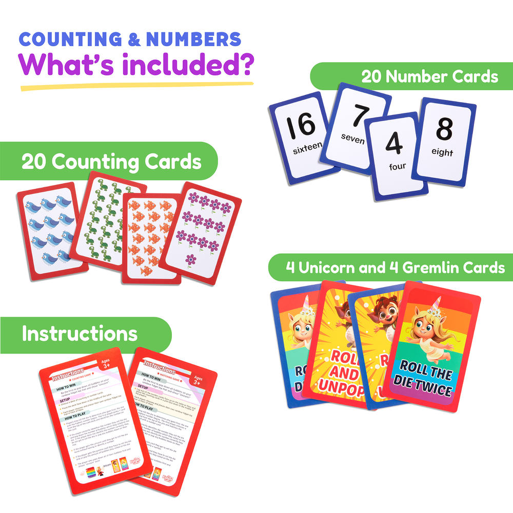 Counting and Numbers Card Pack Photos