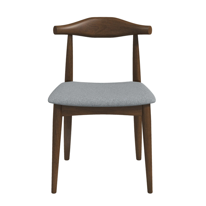 Destiny Grey Fabric Dining Chairs (Set Of 2)