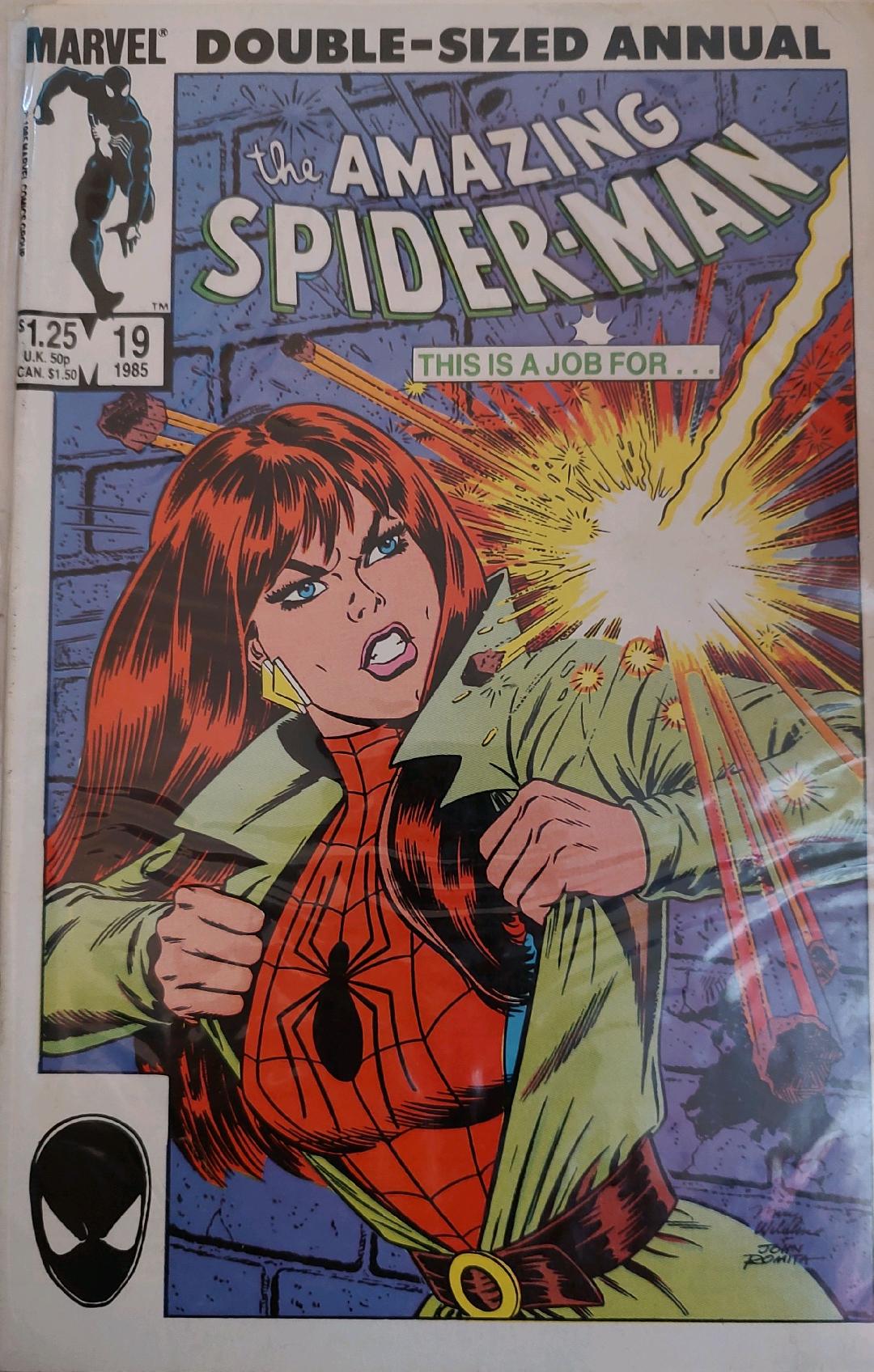 The Amazing Spiderman Annual #19 Comic Book Cover