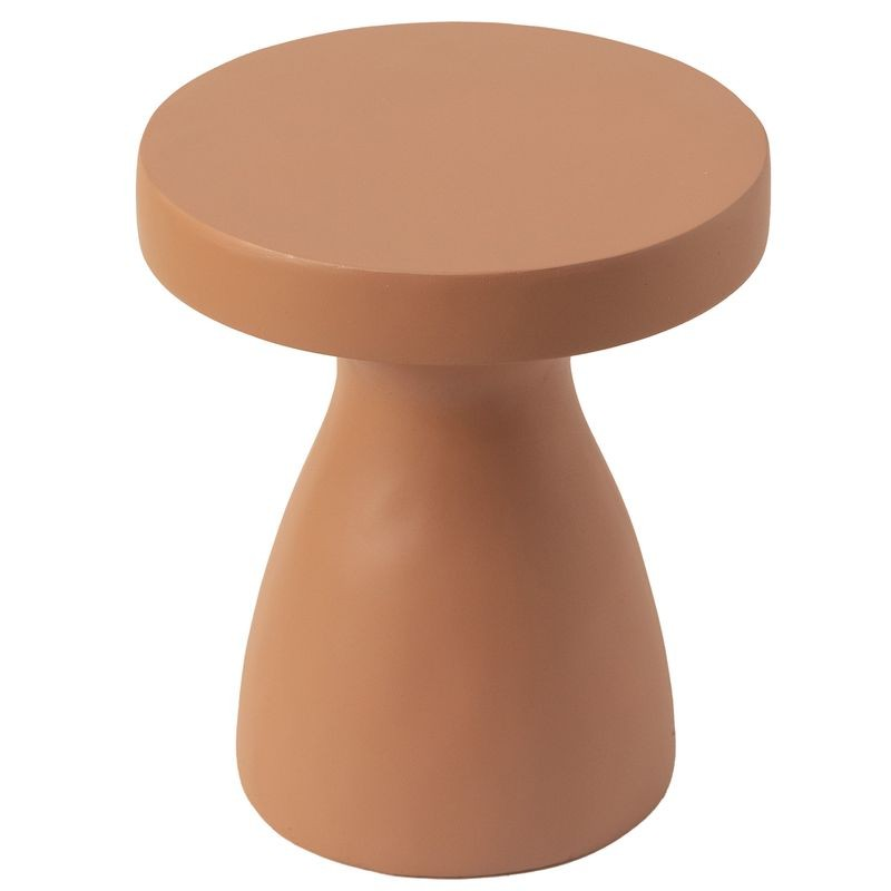 Leisuremod Modern Side End Table Wisp Series in Pink Closeup.