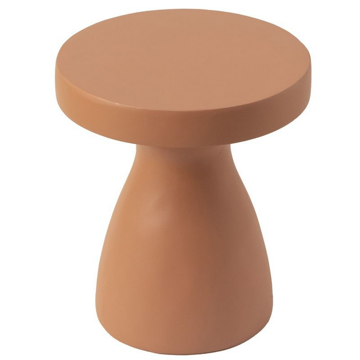 Leisuremod Modern Side End Table Wisp Series in Pink Closeup.