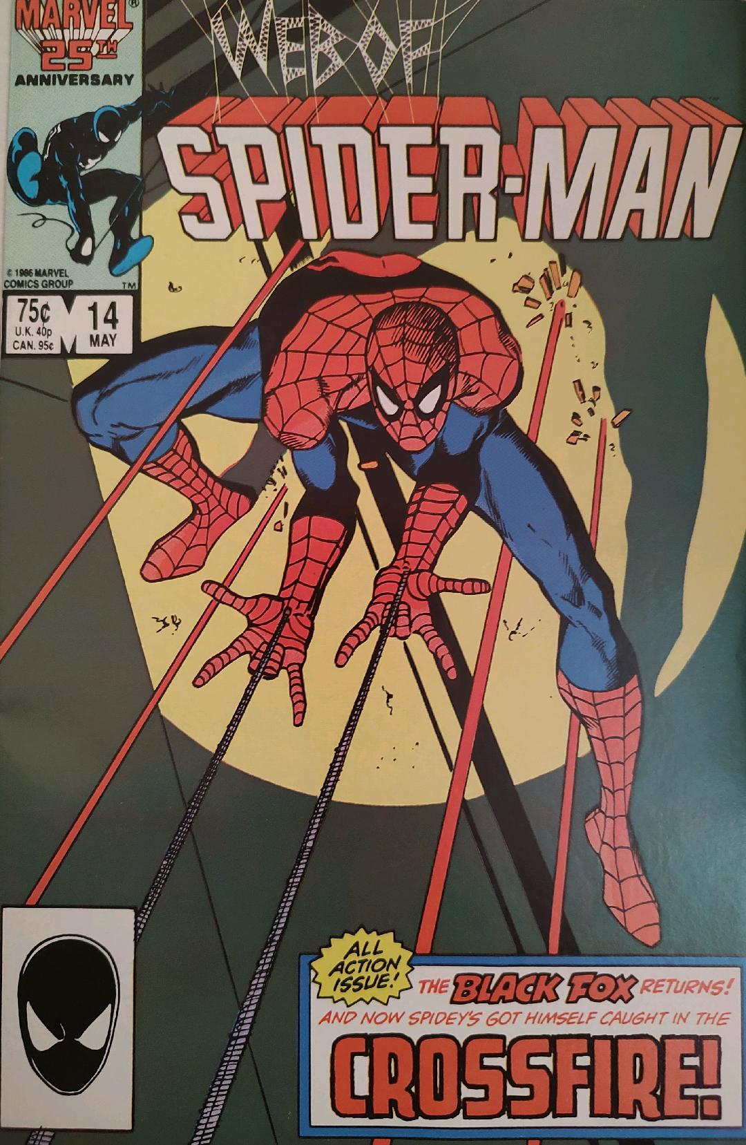 Web of Spiderman #14 Comic Book Cover