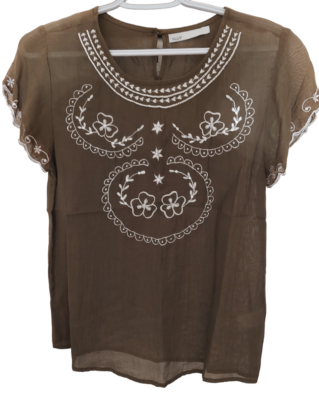 Woman's Top 1011 Clothing Apparel By Inluv Front