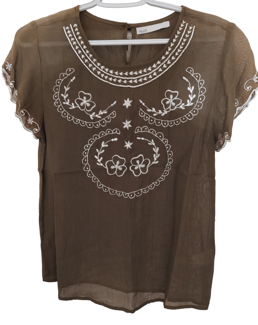 Woman's Top 1011 Clothing Apparel By Inluv Front