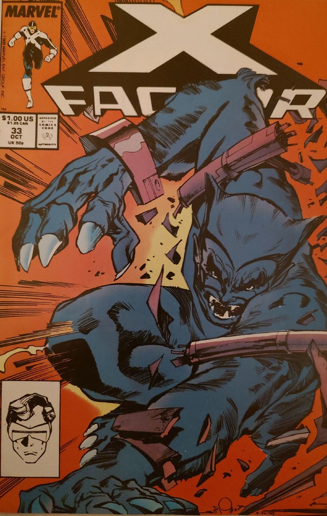 X-Factor #33 Comic Book Cover