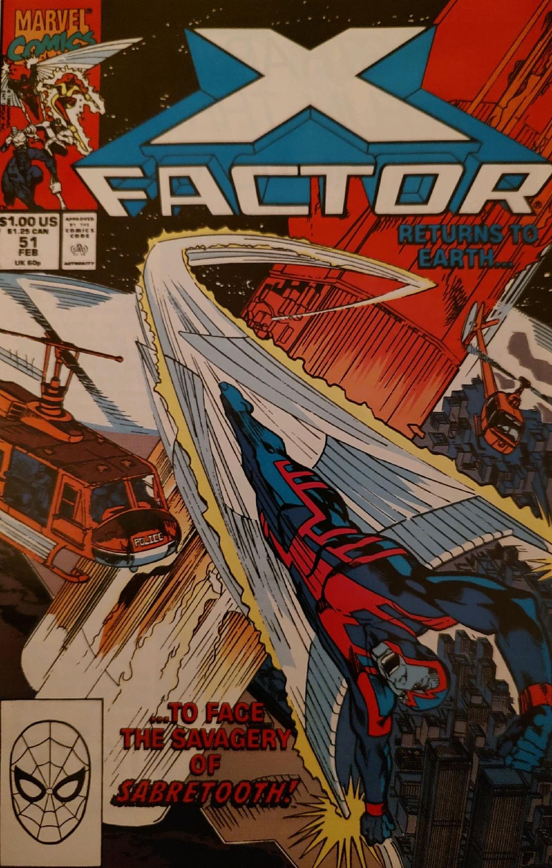X-Factor #51 Comic Book Cover