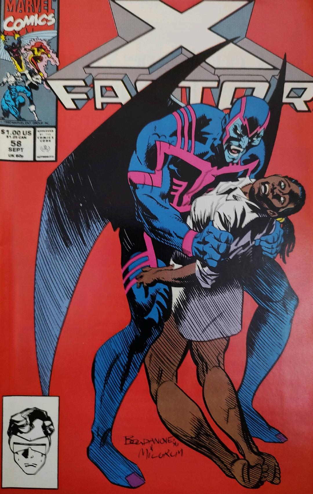 X-Factor #58 Comic Book Cover