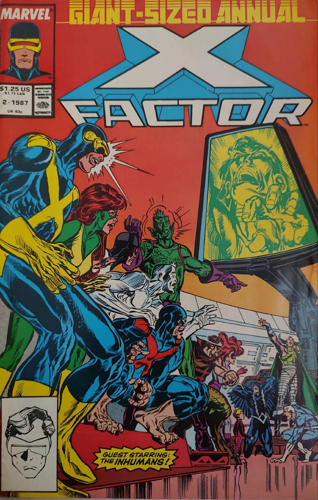 X-Factor Annual #2 Comic Book Cover