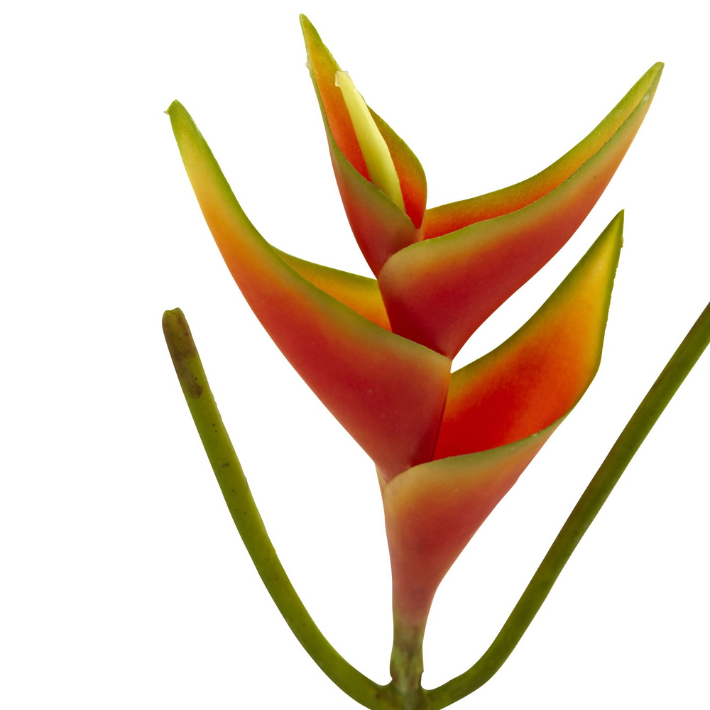 14’’ Mini Heliconia Artificial Flower (Set of 6) Zoomed In