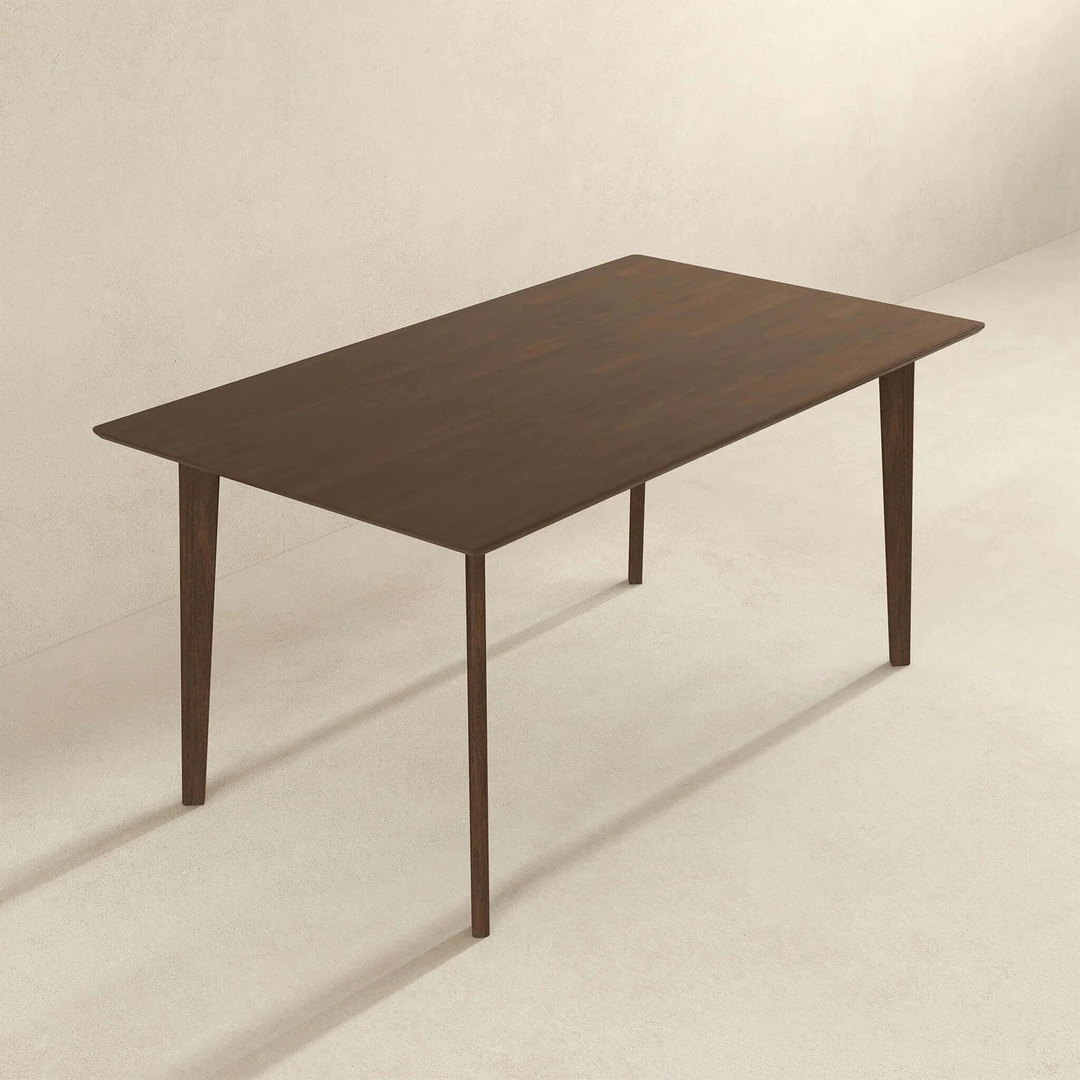 Carlos Solid Wood Dining Table 63" Photo.