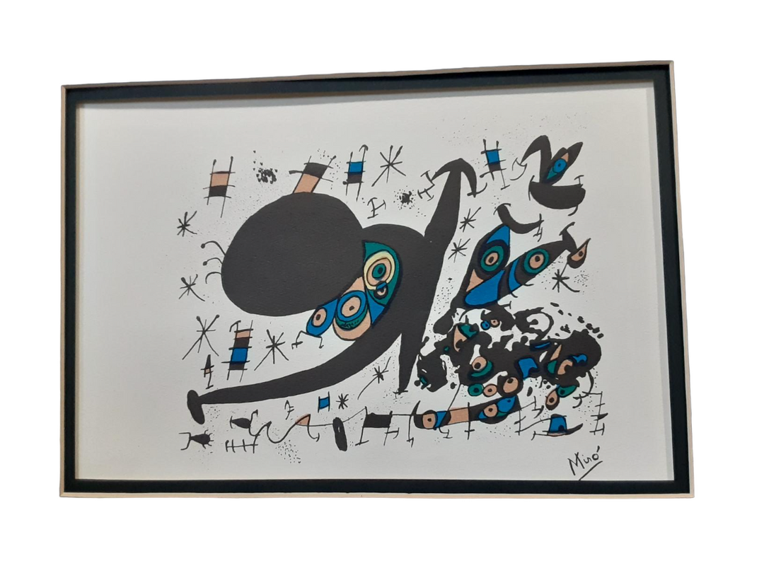 Picture of an Art Print Signed Miro