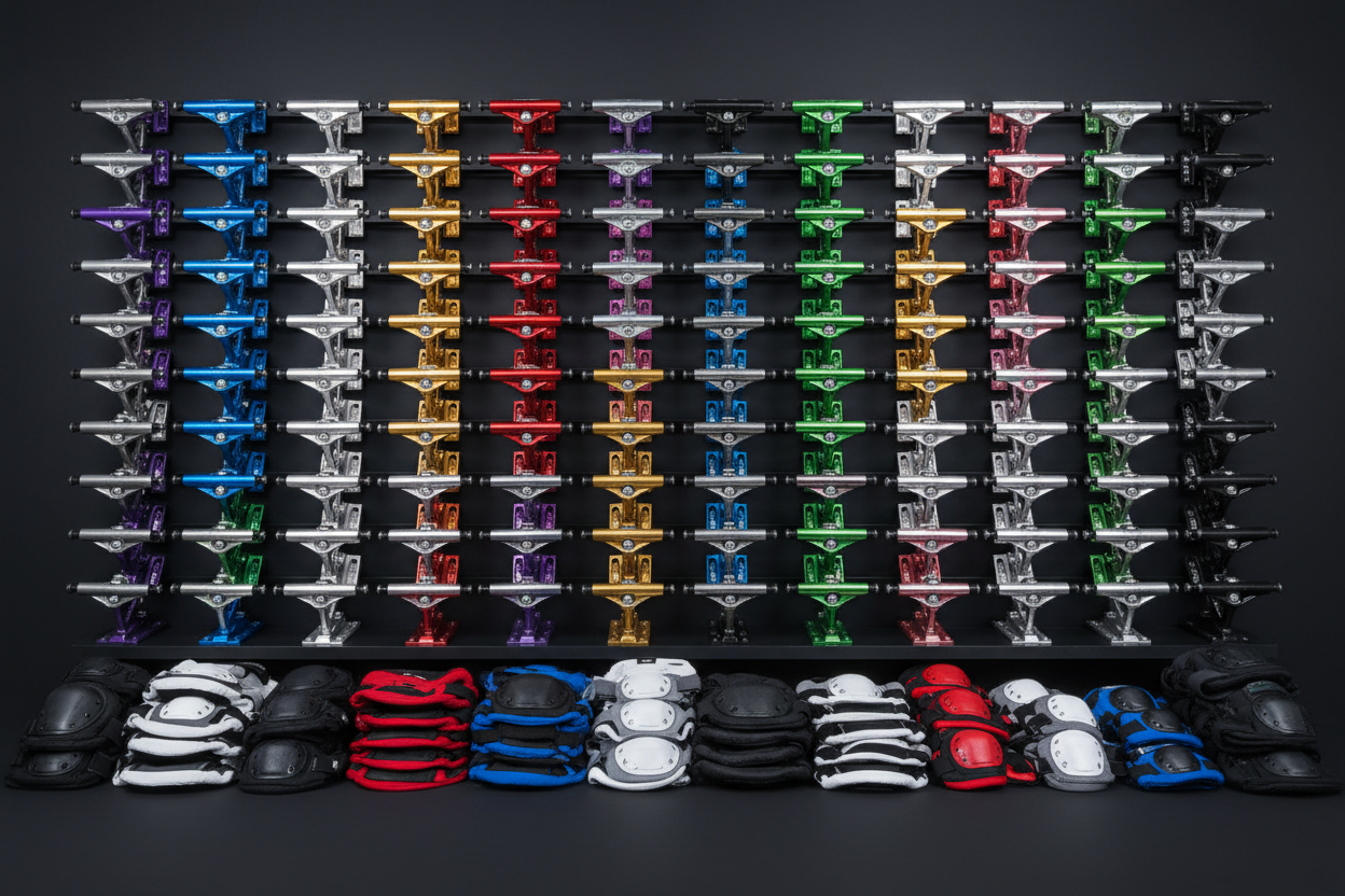 Skateboard Trucks and Pads for Sale