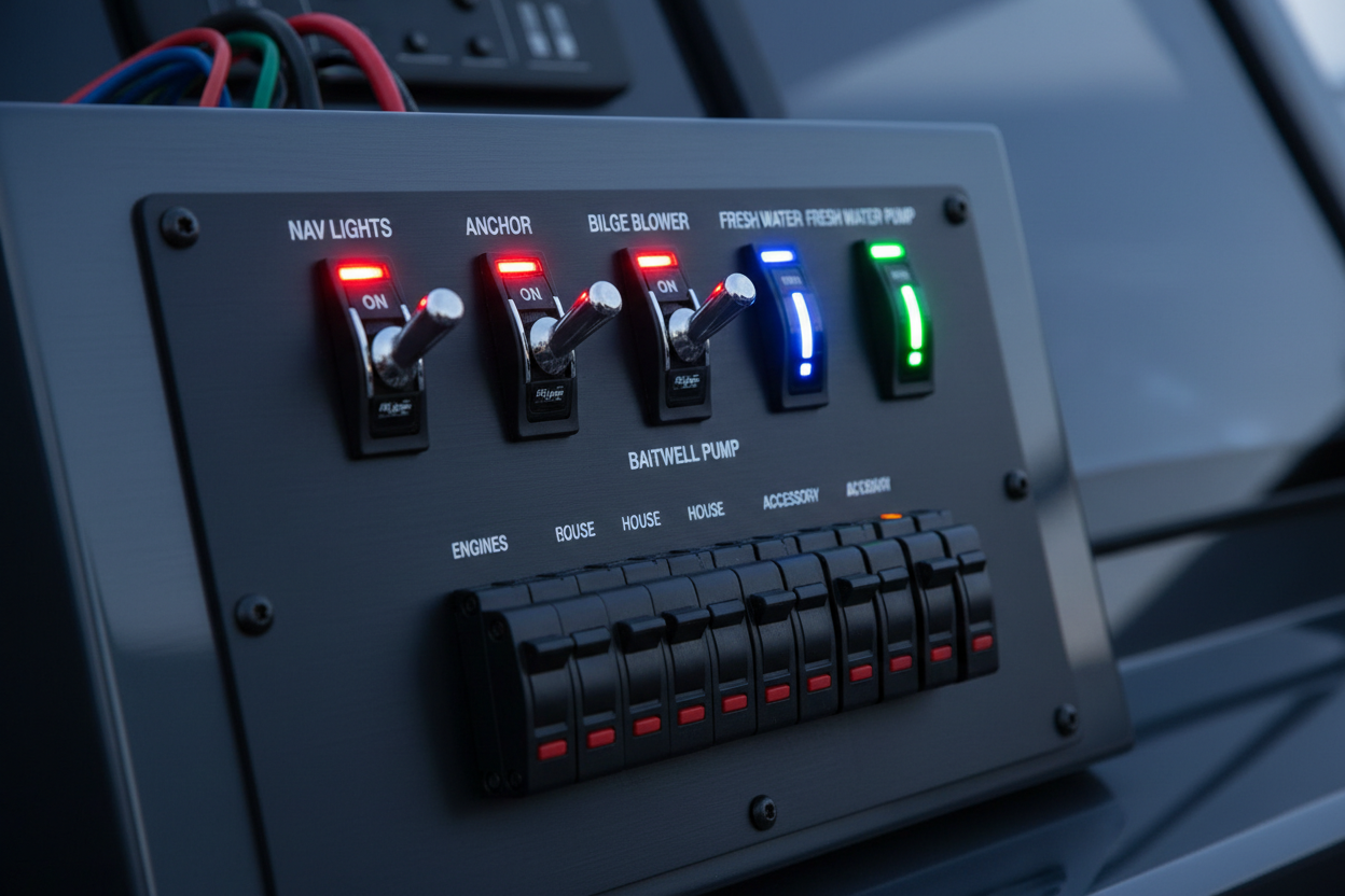 Boat Electrical Switches and Accessories for Sale