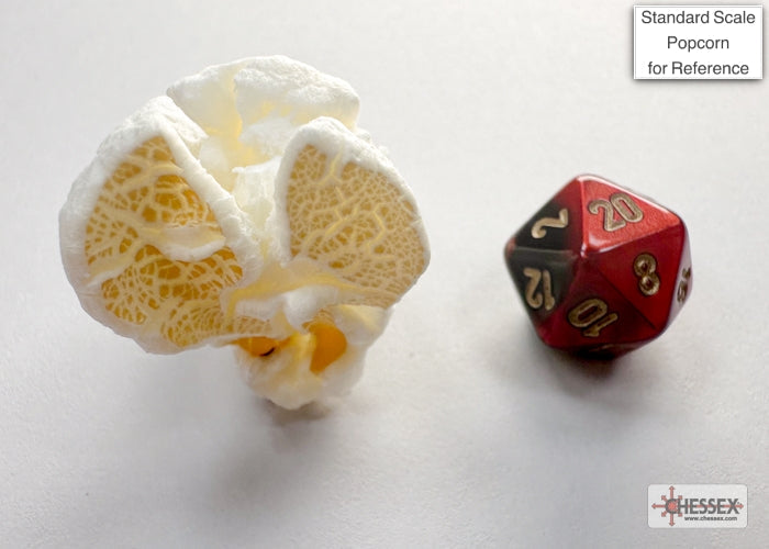 Gemini Black-Red/gold Mini-Polyhedral 7-Die Set (Mini Poly Release 3)