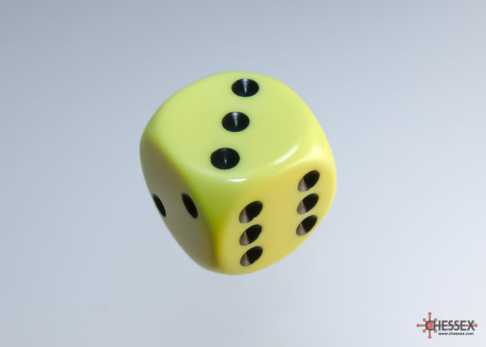 Chessex Opaque 16mm Pipped d6 Standard Dice Collection - Classic Colors - Available Individually
