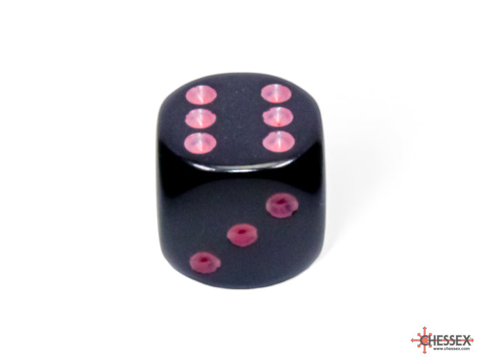 Chessex Opaque 16mm Pipped d6 Standard Dice Collection - Classic Colors - Available Individually