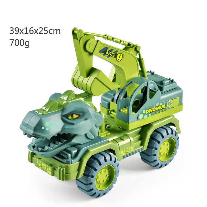 Dinosaur Transporter Children's Toy Set Tyrannosaurus Rex  Car Solid Dinosaur Fall Resistant