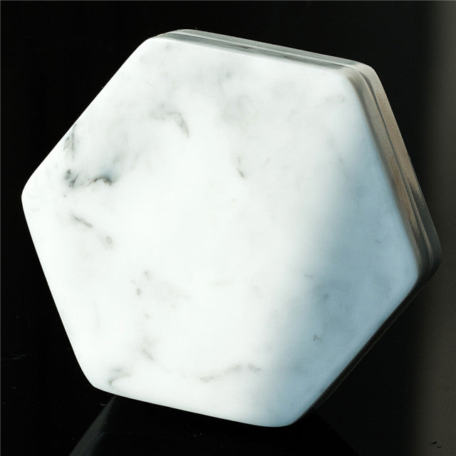 Resin Hexagon Box for Dnd Dice Case (White & Black）