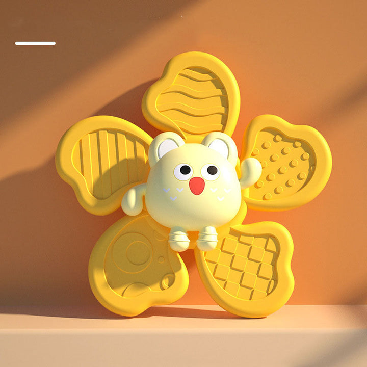 Baby Bath Spinning Top Toy – Suction Cup Spinner with Music and Animal Designs