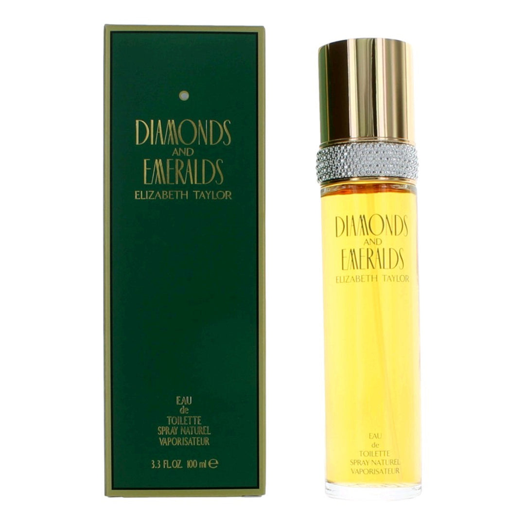 Diamonds & Emeralds by Elizabeth Taylor, 3.3 oz. Eau De Toilette Spray for Women