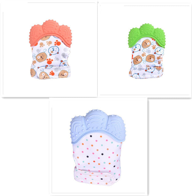 Baby Teething Gloves – Silicone Molar Mitten for Soothing Gums
