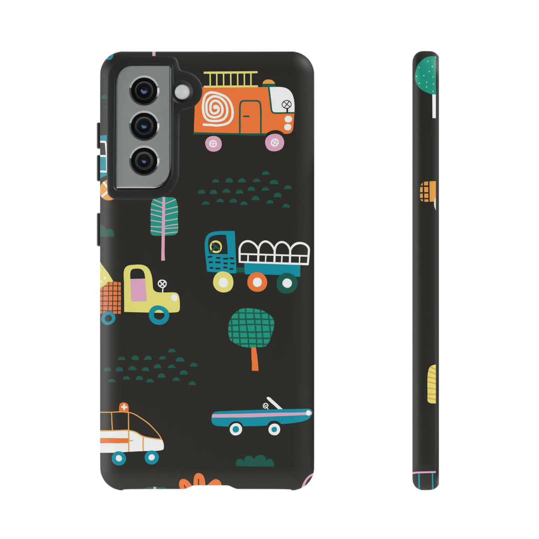 Cars and Trucks Tough Phone Case