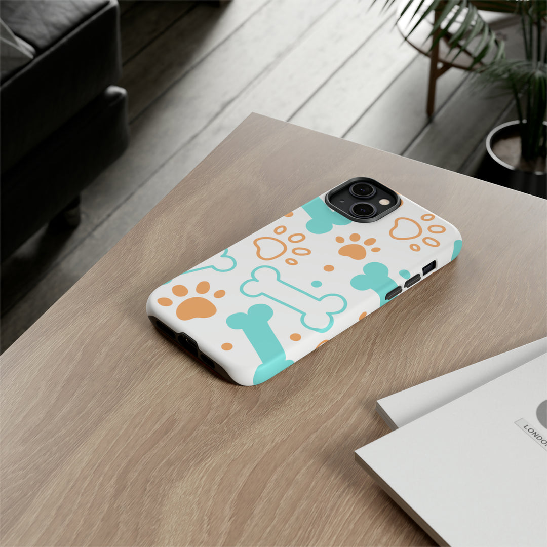 Paws and Bones Tough Phone Case