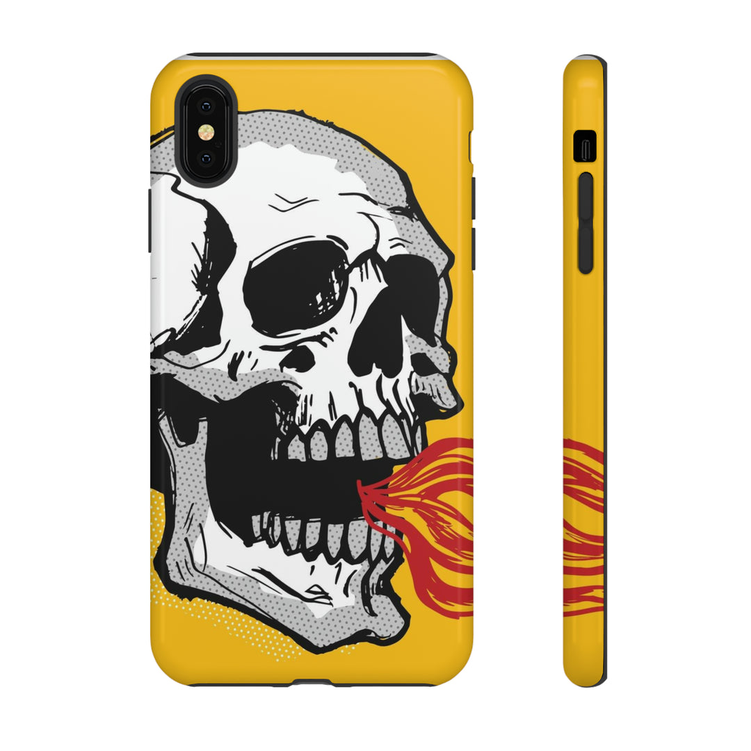 Skull Fire Tough Phone Case