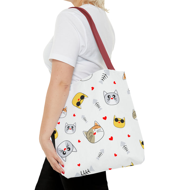 Cat Face Tote Bag (AOP)