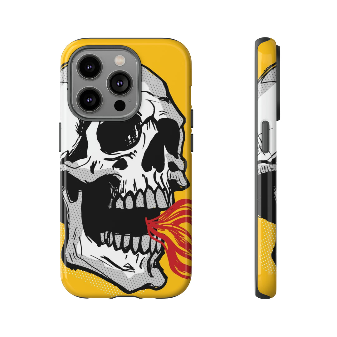 Skull Fire Tough Phone Case