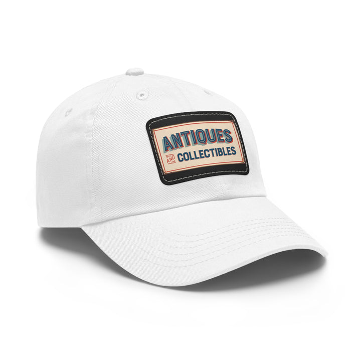 Antiques and Collectibles Dad Hat with Leather Patch (Rectangle)