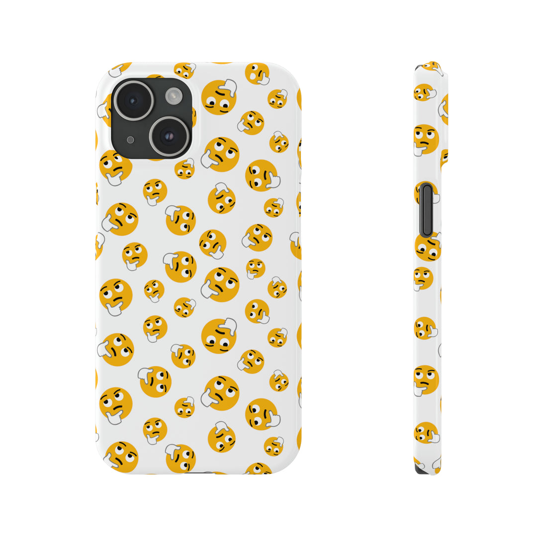 Emoji iPhone 15 Slim Phone Case