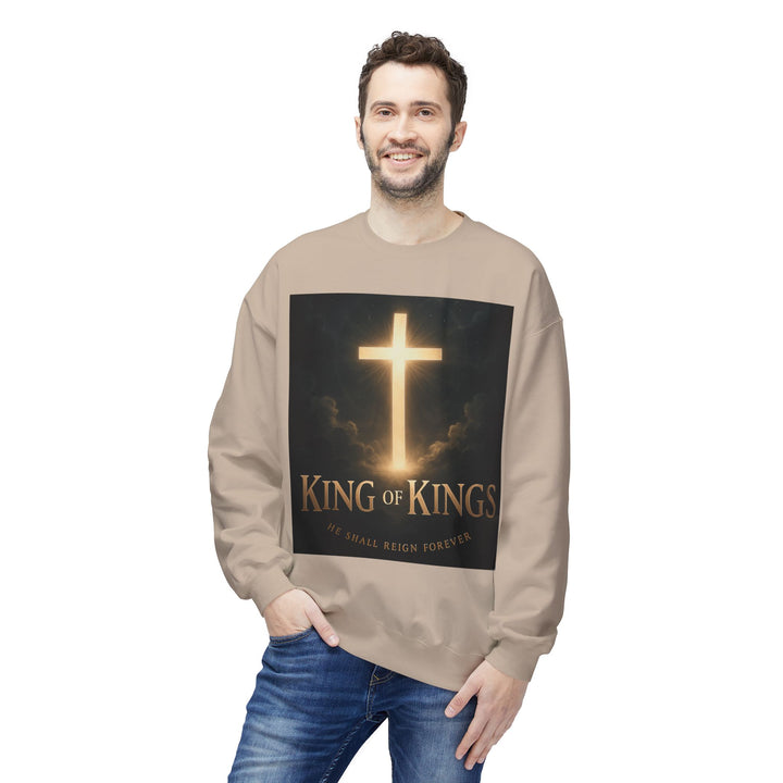 Christian Crewneck Sweatshirt - "King of Kings / Lord of Lords" Religious Pullover