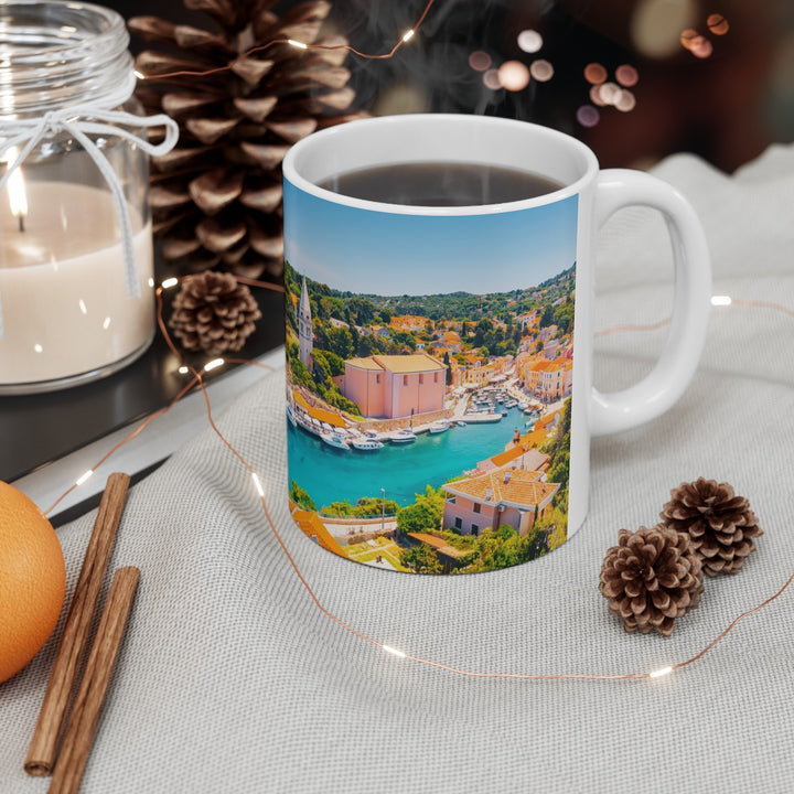 Scenic View Croatia Ceramic Mug, (11oz, 15oz)