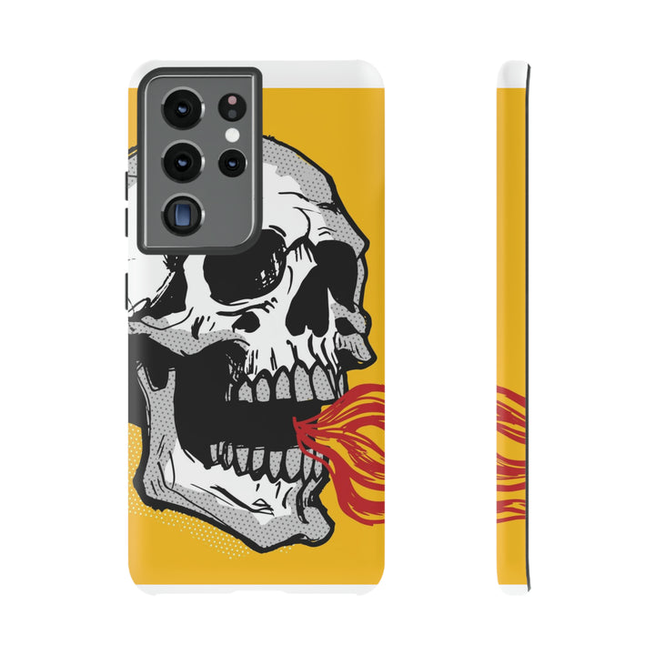 Skull Fire Tough Phone Case