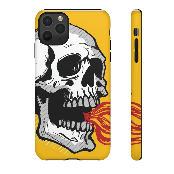 Skull Fire Tough Phone Case