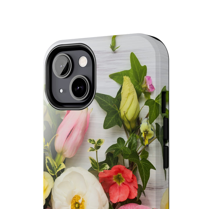 iPhone Flowers Tough Phone Case